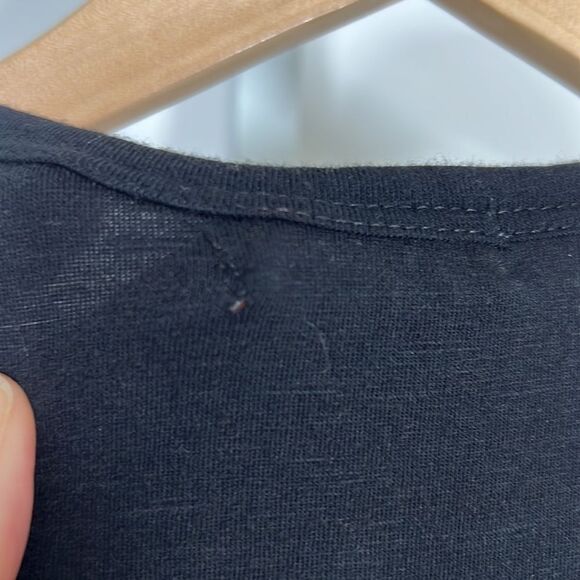 EVEREVE + SUNDRY Women’s Racerback Tee Shirt Dress Black Size 0/Extra Small - Picture 12 of 12